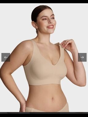 Wireless Seamless Comfort Bra in Beige